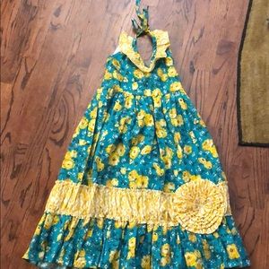 Little girls brand NWT Jelly the Pug maxi dress